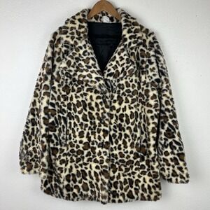 Yellowstone Spirit Beth Dutton Costume Leopard Jacket Women's Large